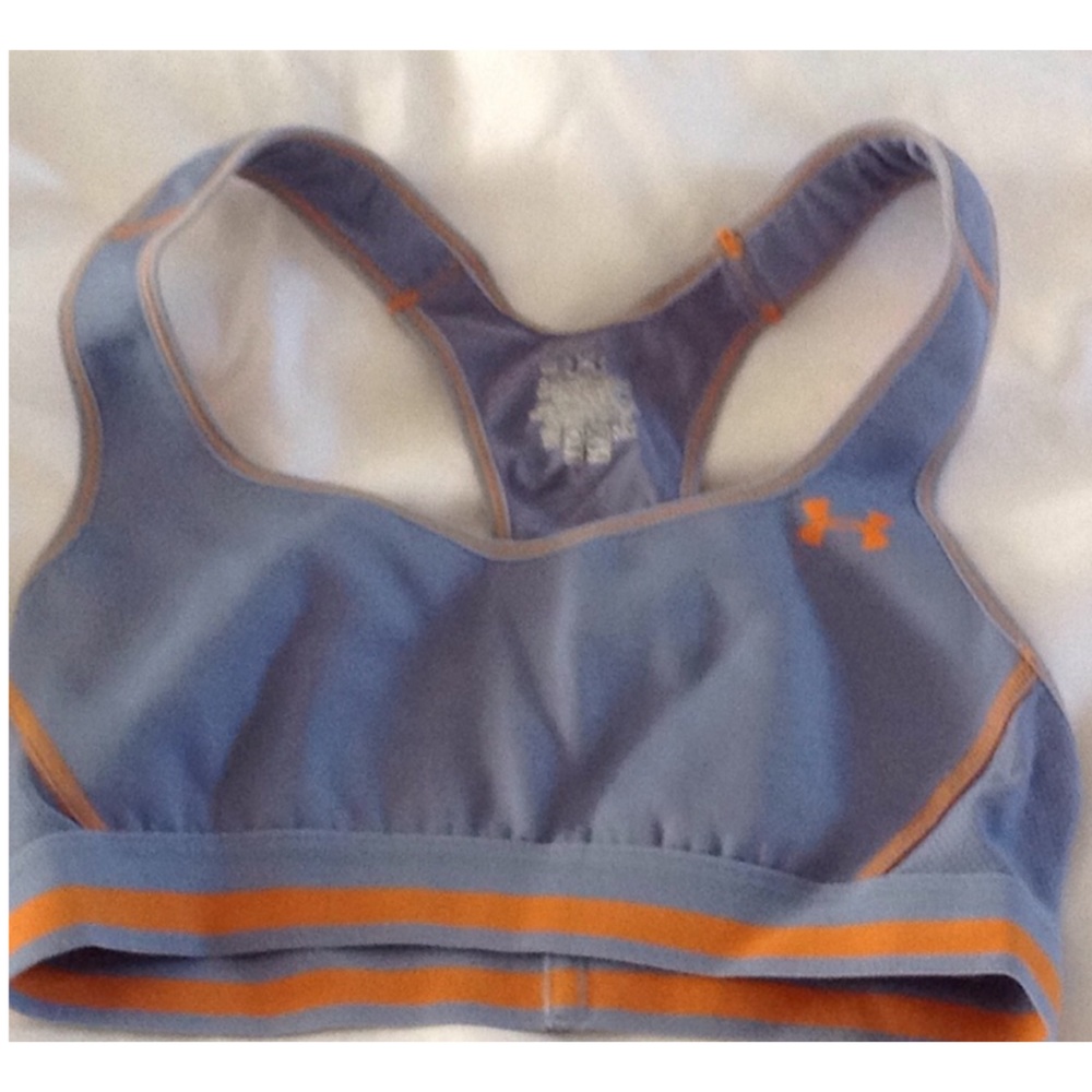 Sports bra top‎ gray and orange